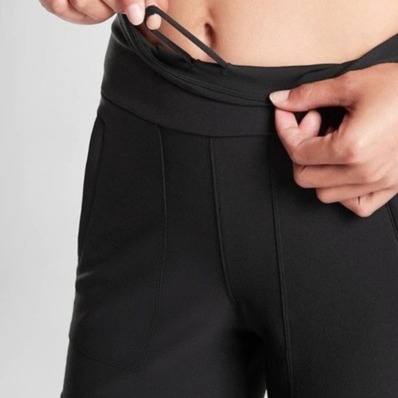 Athleta Headlands Hybrid Cargo Tights sz 0 Black - Picture 4 of 4